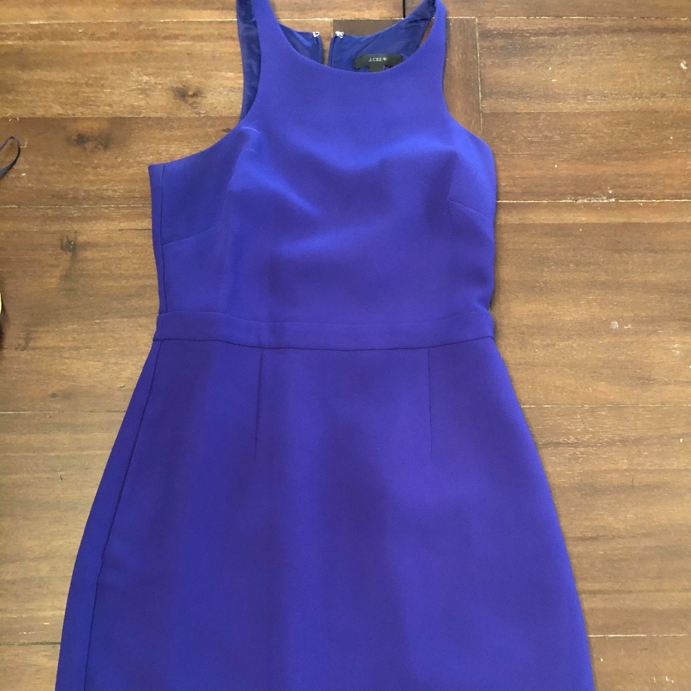 J. Crew Blue Dress - Transitional Work to Evening